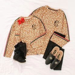 Monogrammed Kids Striped Sleeve Shirt 7 Monogrammed Kids Striped Sleeve Shirt -Fashion Clothing Store T5H mom and me leopard stripe shirts