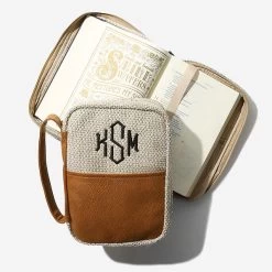 Monogrammed Bible Carrier