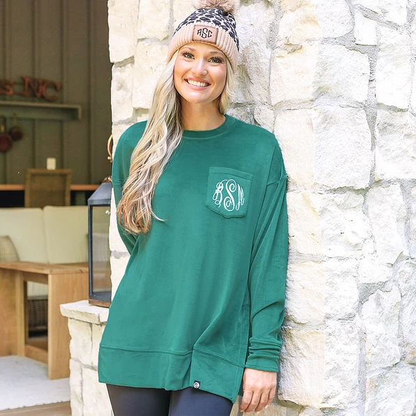 Monogrammed Softspun Sweatshirt 5 Monogrammed Softspun Sweatshirt - Image 5