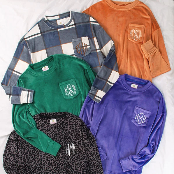 Monogrammed Softspun Sweatshirt 2 Monogrammed Softspun Sweatshirt - Image 2