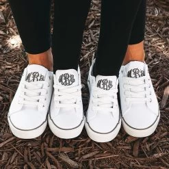 Monogrammed Youth Sneakers -Fashion Clothing Store TpT mom and me monogrammed sneakers