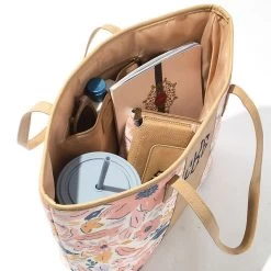 Monogrammed Canvas Tote Bag 17 Monogrammed Canvas Tote Bag -Fashion Clothing Store Twt navy bouquet canvas tote bag opened