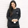 Monogrammed Heathered Sweatshirt