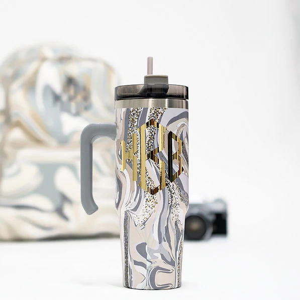 Monogrammed Travel Tumbler 8 Monogrammed Travel Tumbler - Image 8