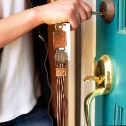 Monogrammed Corded Lanyard -Fashion Clothing Store UNi lanyard with key and door