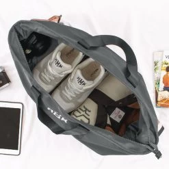 Monogrammed Classic Weekender -Fashion Clothing Store V55 inside of classic charcoal weekender