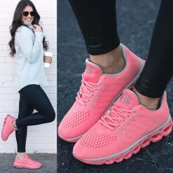 Monogrammed Scallop Sneakers -Fashion Clothing Store WDT split image showing sole of scallop sneakers
