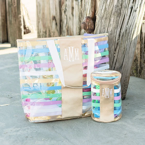 Monogrammed Clear Ditty Bag 9 Monogrammed Clear Ditty Bag - Image 9