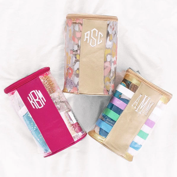 Monogrammed Clear Ditty Bag 3 Monogrammed Clear Ditty Bag - Image 3