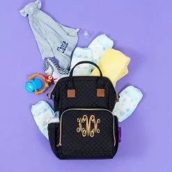 Monogrammed Diaper Backpack -Fashion Clothing Store X7v baby diaper backpack