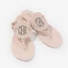 Monogrammed Flip Flops