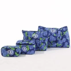 Personalized Quilted Tote Bag 20 Personalized Quilted Tote Bag -Fashion Clothing Store Xke studio shot of quilted blue hydrangea collection