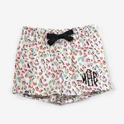 Monogrammed Sleep Shorts