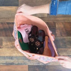 Monogrammed Large Zip Top Tote -Fashion Clothing Store Xrc large zip top tote open top