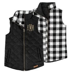 Monogrammed Reversible Vest