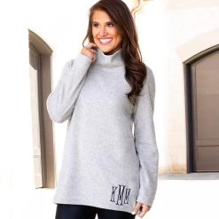 Monogrammed Fleece Tunic