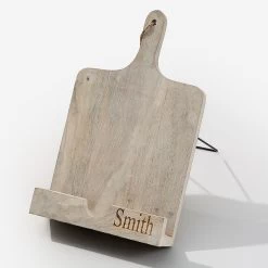 Monogrammed Cookbook Stand