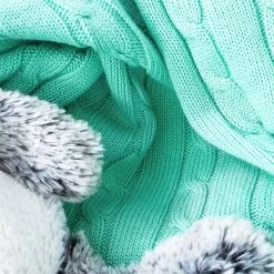 Personalized Baby Blanket -Fashion Clothing Store YZr detail shot of monogrammed blanket