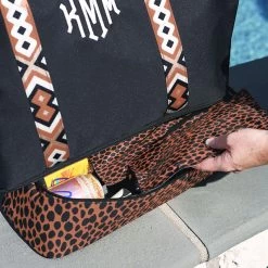 Monogrammed Cooler Tote -Fashion Clothing Store YsF ice pack with monogrammed beach cooler tote