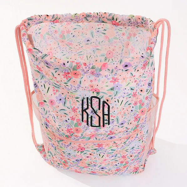 Monogrammed Cinch Bag 3 Monogrammed Cinch Bag - Image 3