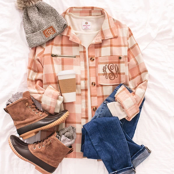 Monogrammed Shirt Jacket 5 Monogrammed Shirt Jacket - Image 5