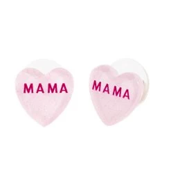 Mama Heart Earrings