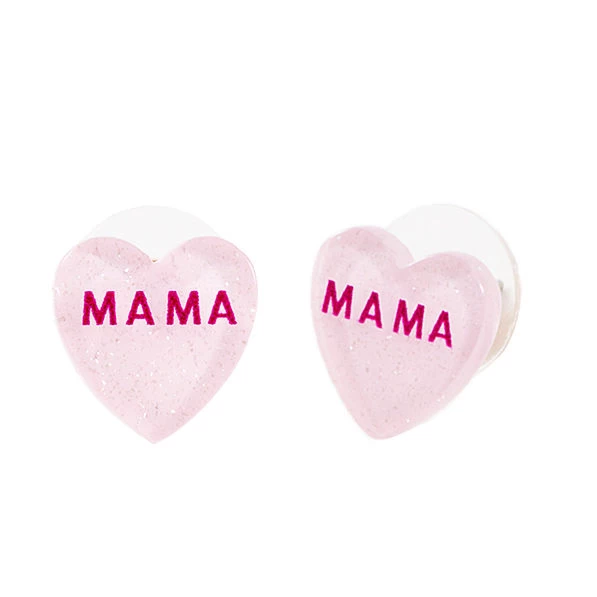Mama Heart Earrings 1 Mama Heart Earrings