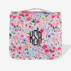 Monogrammed Packable Hanging Travel Case