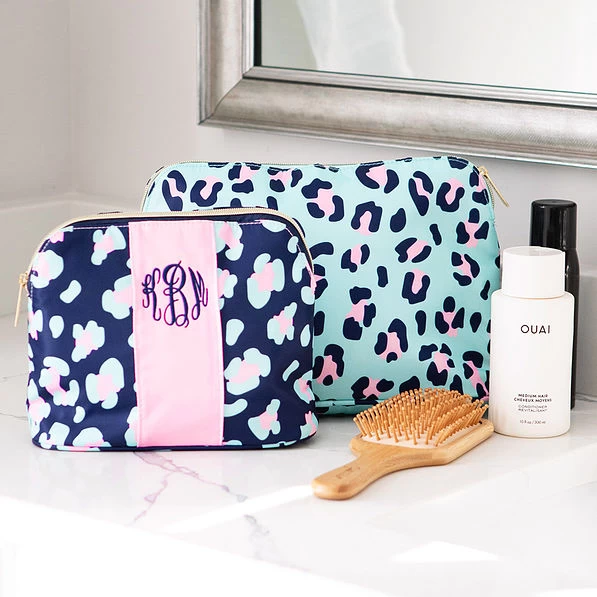 Monogrammed Cosmetic Bag Set 6 Monogrammed Cosmetic Bag Set - Image 6