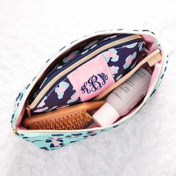 Monogrammed Cosmetic Bag Set 5 Monogrammed Cosmetic Bag Set - Image 5