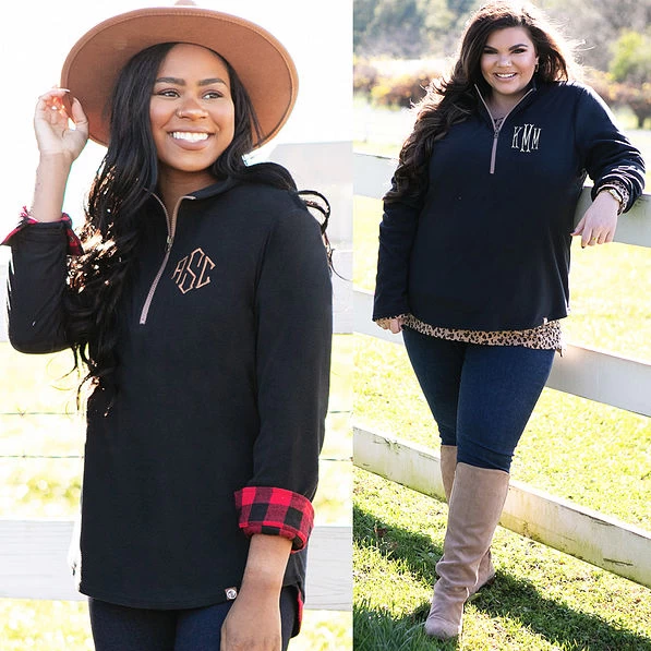 Monogrammed Fleece Pullover 4 Monogrammed Fleece Pullover - Image 4