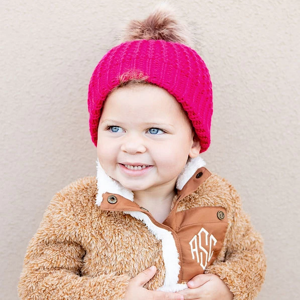 Toddler Chunky Knit Beanie 2 Toddler Chunky Knit Beanie - Image 2