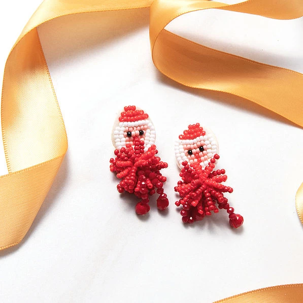 Santa Earrings 3 Santa Earrings - Image 3