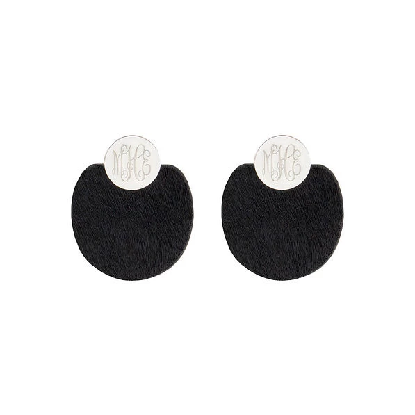 Monogrammed Statement Earrings 1 Monogrammed Statement Earrings