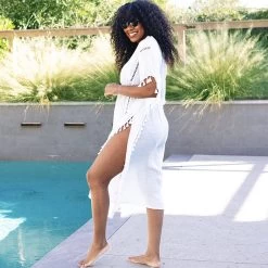 Caftan Cover Up 7 Caftan Cover Up -Fashion Clothing Store c1T side of caftan cover up