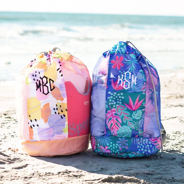 Monogrammed Beach Backpack Bag 2 Monogrammed Beach Backpack Bag - Image 2