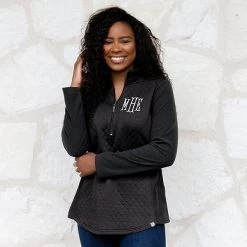 Monogrammed Quilted Popover
