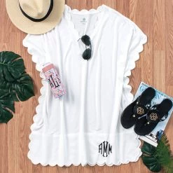 Monogrammed Bathing Suit Cover Up 12 Monogrammed Bathing Suit Cover Up -Fashion Clothing Store cMT white bathing suit cover up flat lay
