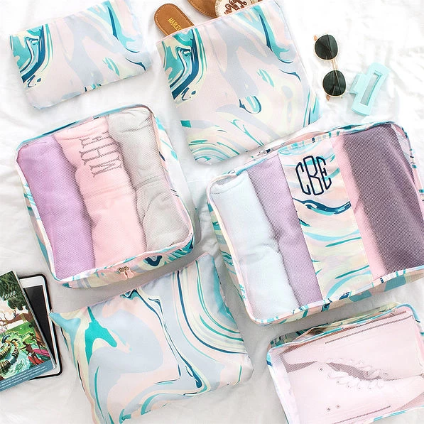 Monogrammed Packing Bag Set 4 Monogrammed Packing Bag Set - Image 4