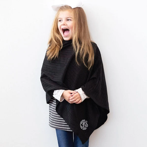 Monogrammed Kids Poncho 5 Monogrammed Kids Poncho - Image 5