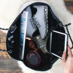 Monogrammed Neoprene Tote 16 Monogrammed Neoprene Tote -Fashion Clothing Store cZi inside of gray neoprene tote