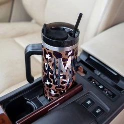 Monogrammed Travel Tumbler 20 Monogrammed Travel Tumbler -Fashion Clothing Store dRH cheetah monogrammed travel tumbler in cup holder clean