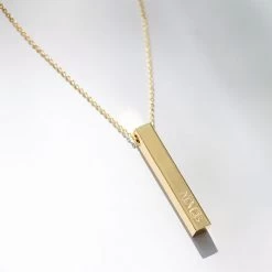 Personalized Bar Necklace