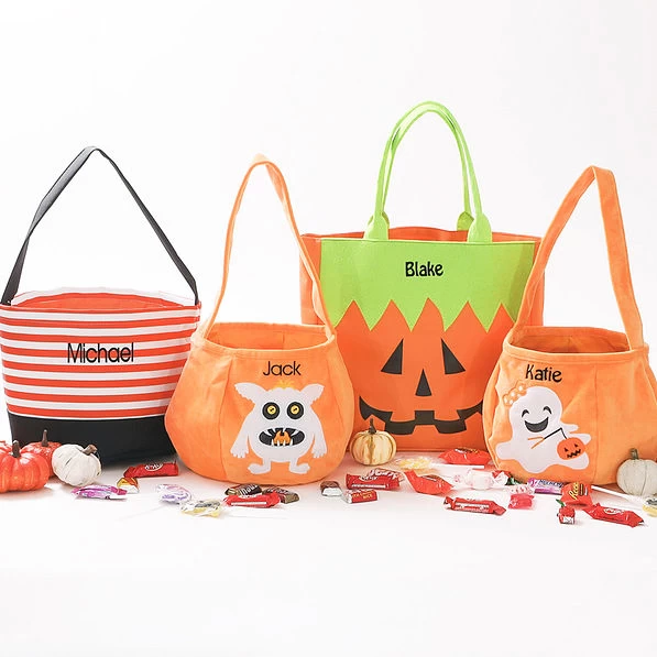 Personalized Kids Halloween Bag 2 Personalized Kids Halloween Bag - Image 2