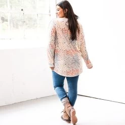 Monogrammed Long Sleeve Shirt -Fashion Clothing Store e9K maple leopard long sleeve shirt