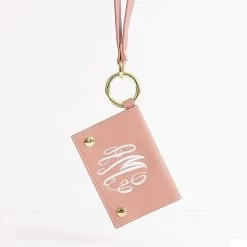 Monogrammed Card Holder 10 Monogrammed Card Holder -Fashion Clothing Store eI4 close up studio shot of blush card holder