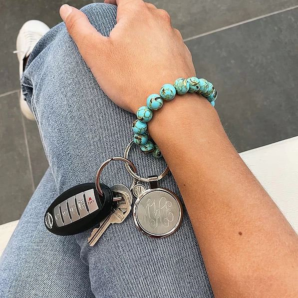 Monogrammed Marble Key Ring 3 Monogrammed Marble Key Ring - Image 3