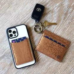 Metallic Leopard Card Case 5 Metallic Leopard Card Case -Fashion Clothing Store efb metallic leopard card case keychain with phone