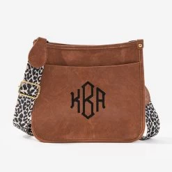 Monogrammed Saddlebag