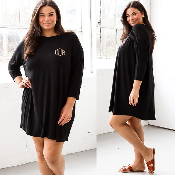 Monogrammed Dolman Sleeve Dress 5 Monogrammed Dolman Sleeve Dress - Image 5